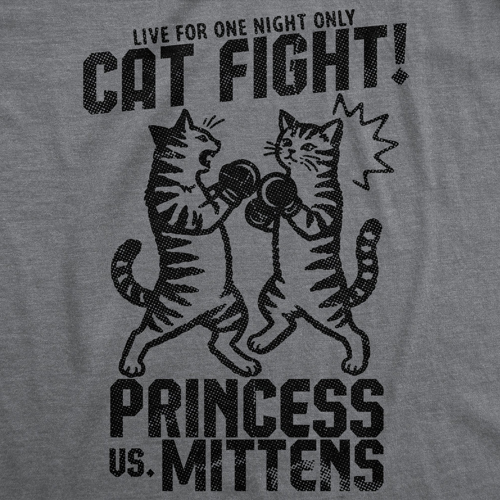 Cat Fight Princess Vs Mittens Men's T Shirt