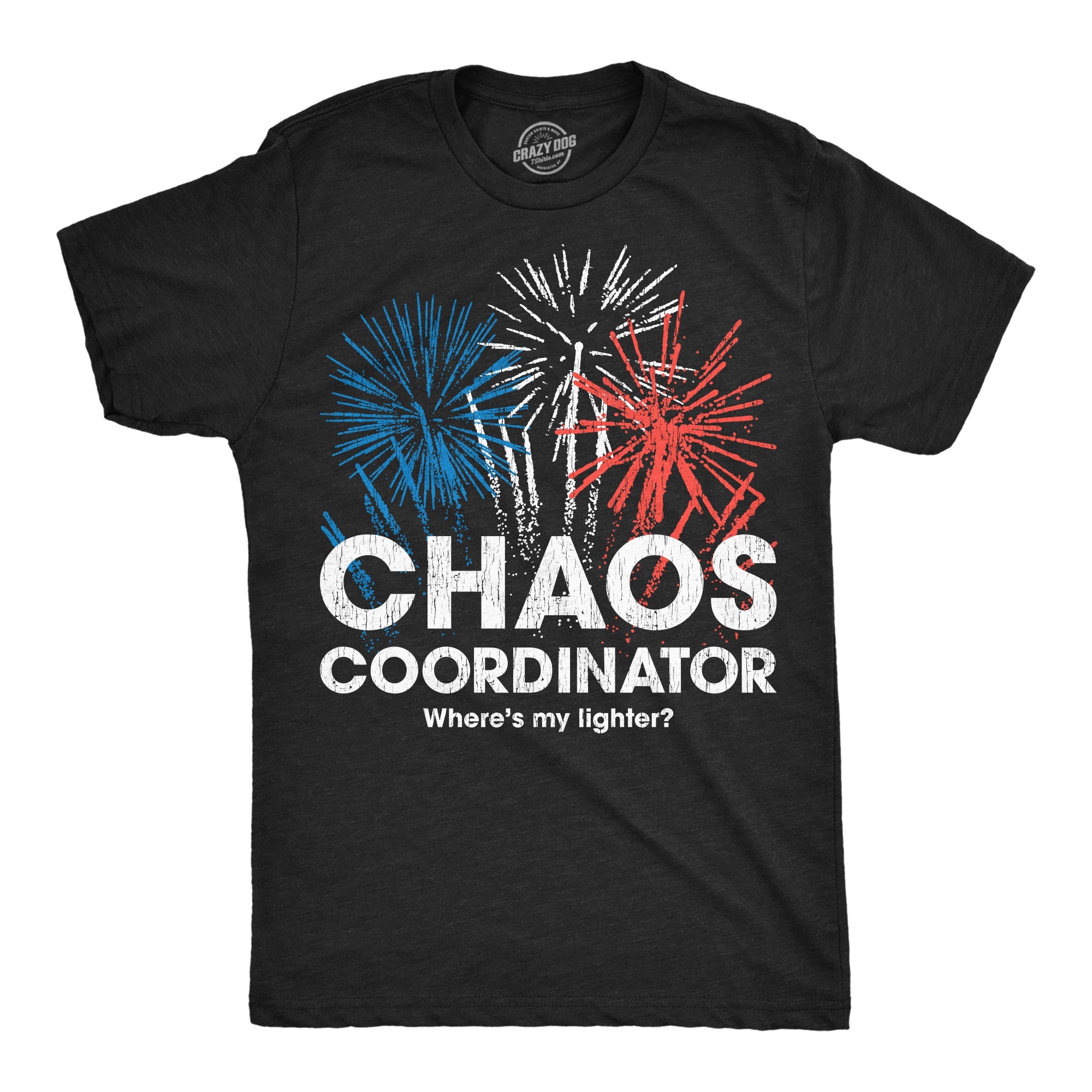Chaos Coordinator Fireworks Men's T Shirt