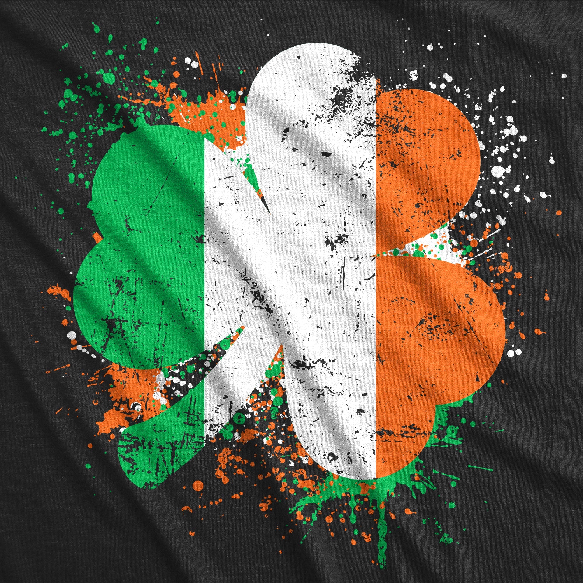 Irish Flag Clover Men's T Shirt