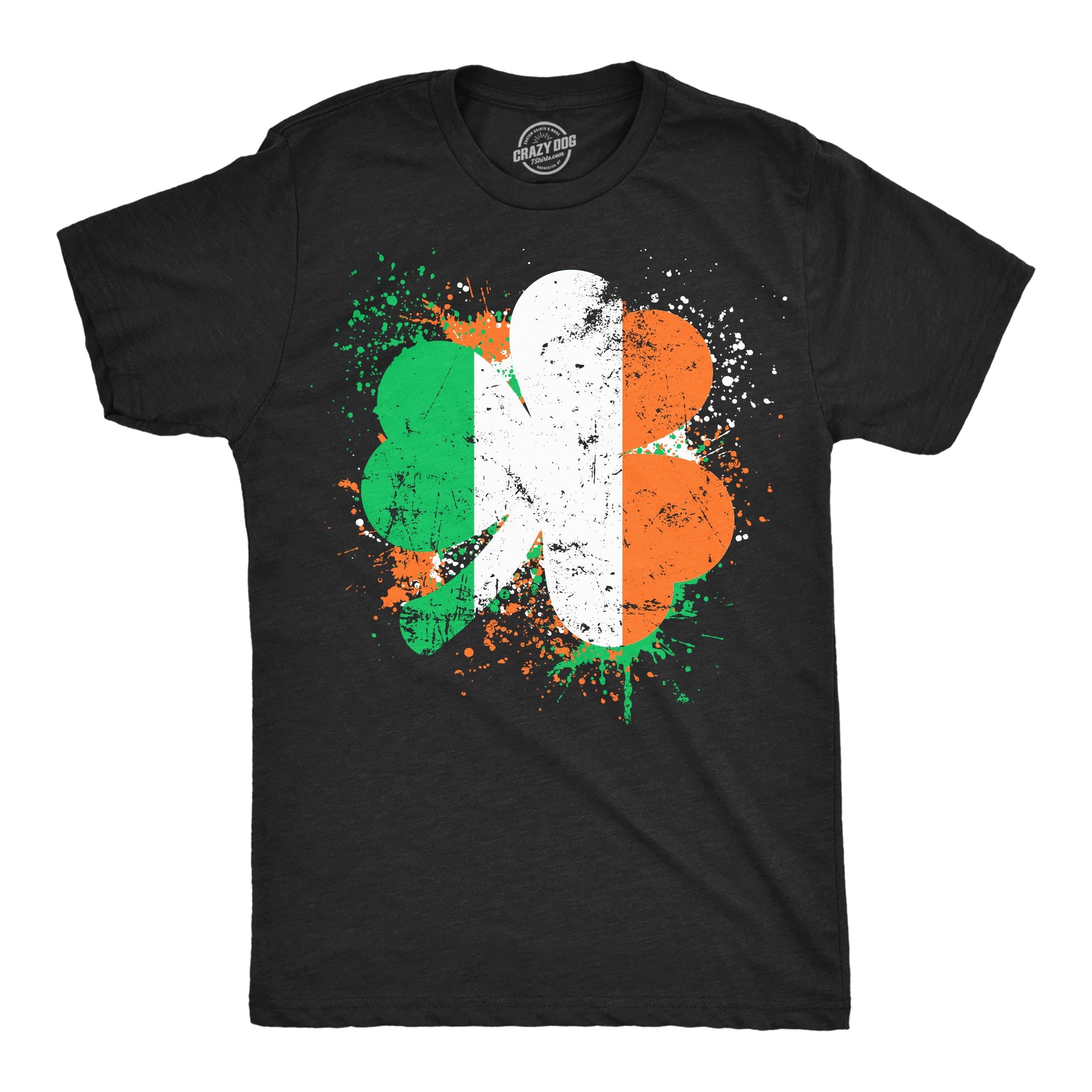 Irish Flag Clover Men's T Shirt