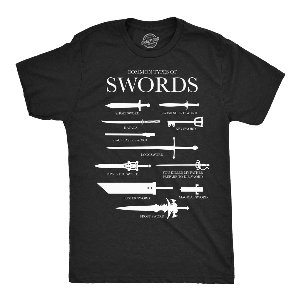 Common Types Of Swords Men's T Shirt