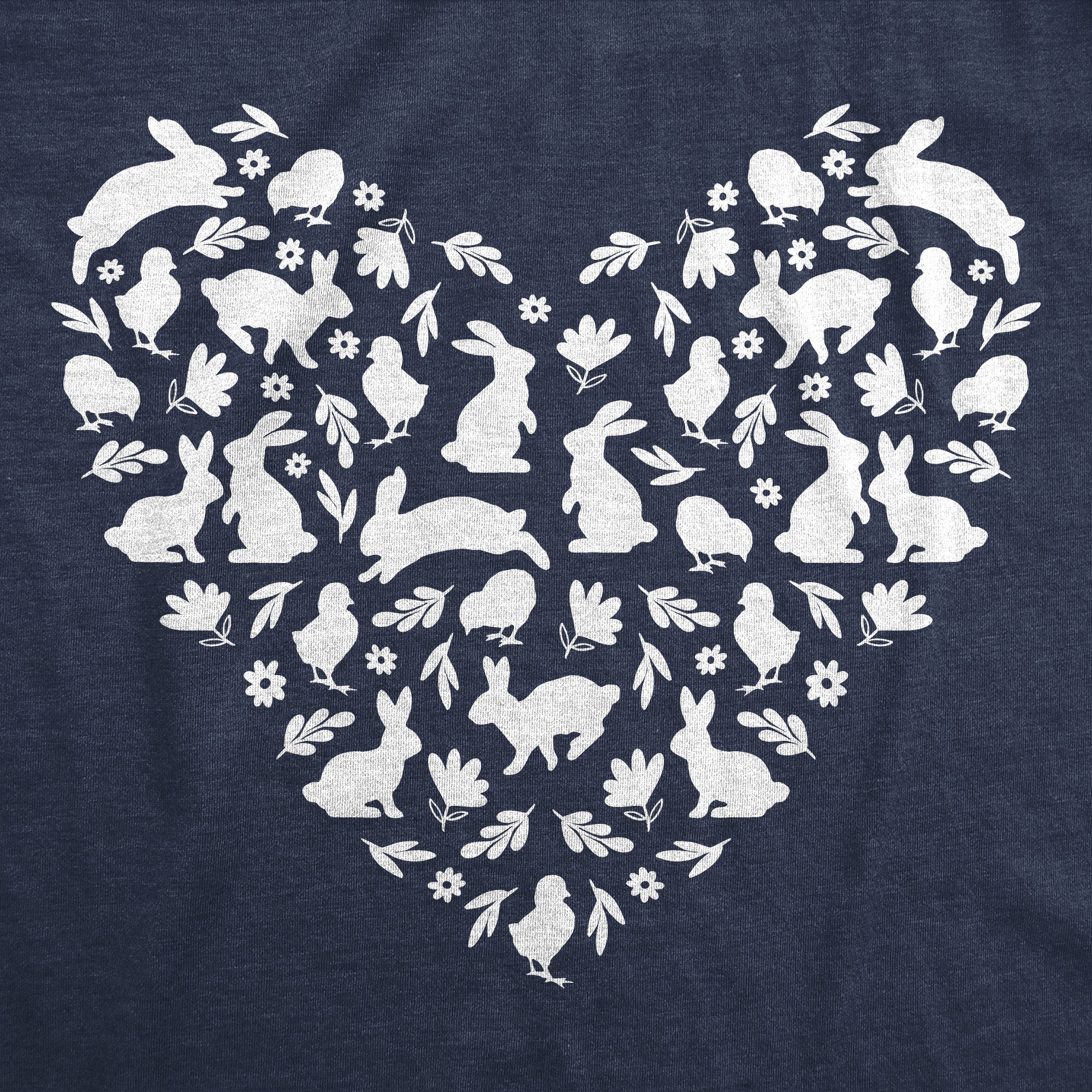 Easter Bunny Heart Women's T Shirt