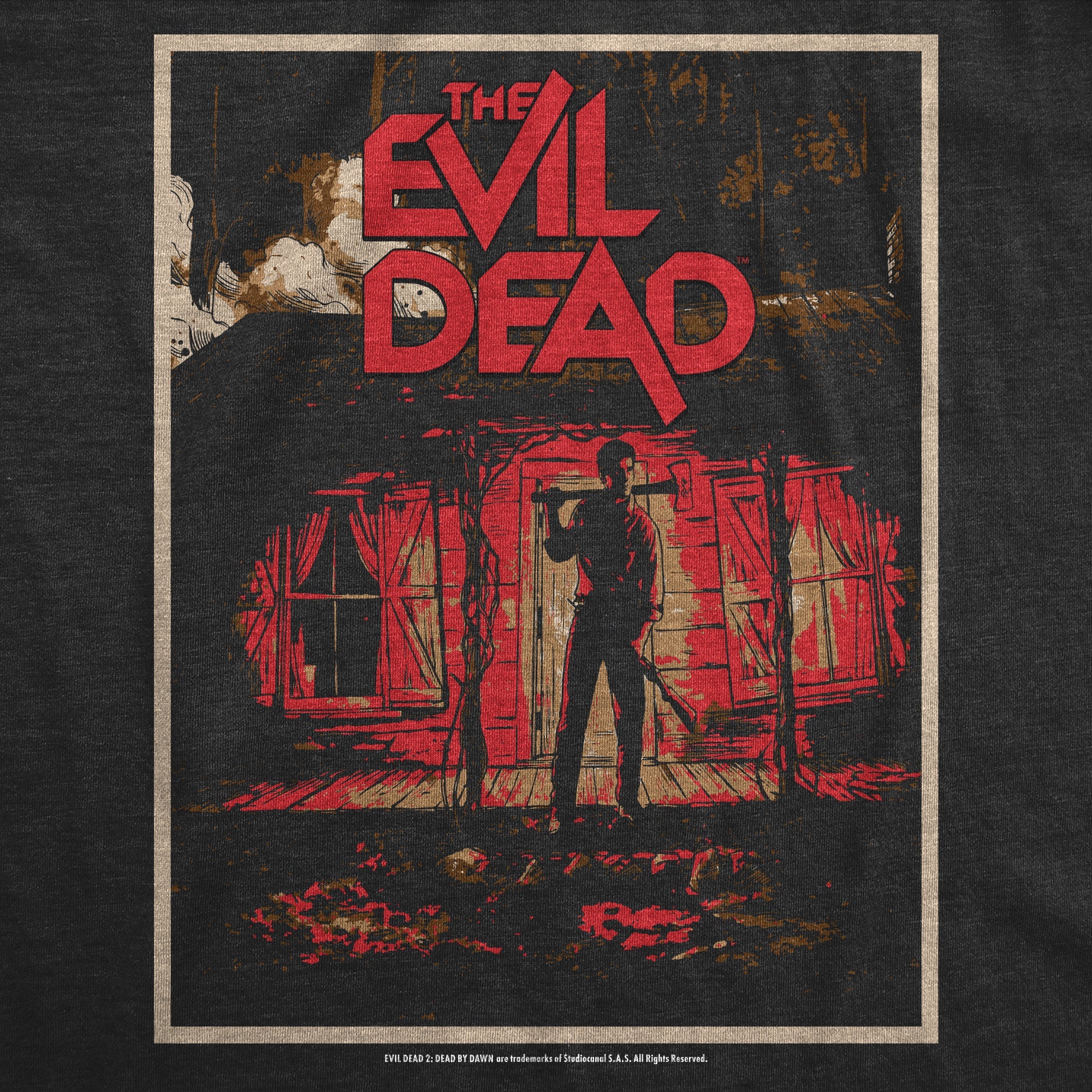 Evil Dead Cabin Final Men's T Shirt