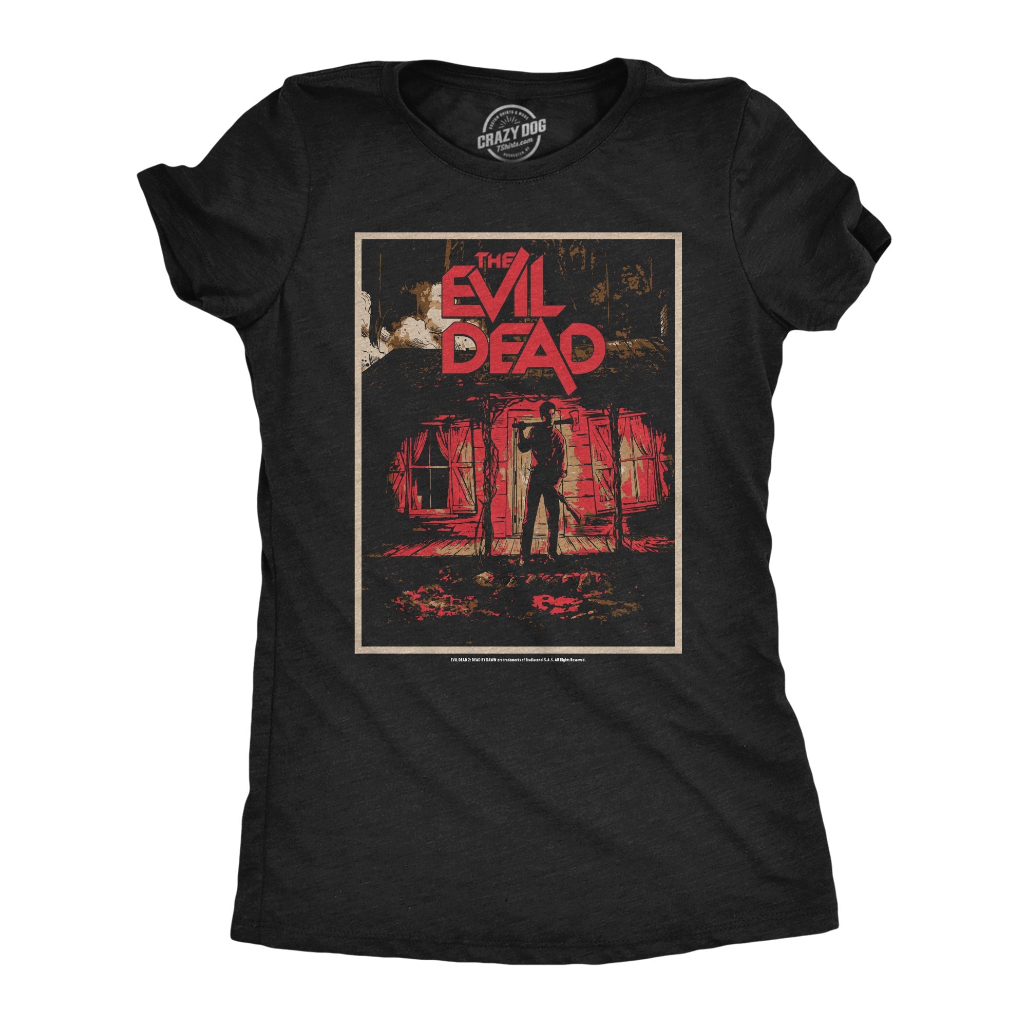 Evil Dead Cabin Final Women's T Shirt