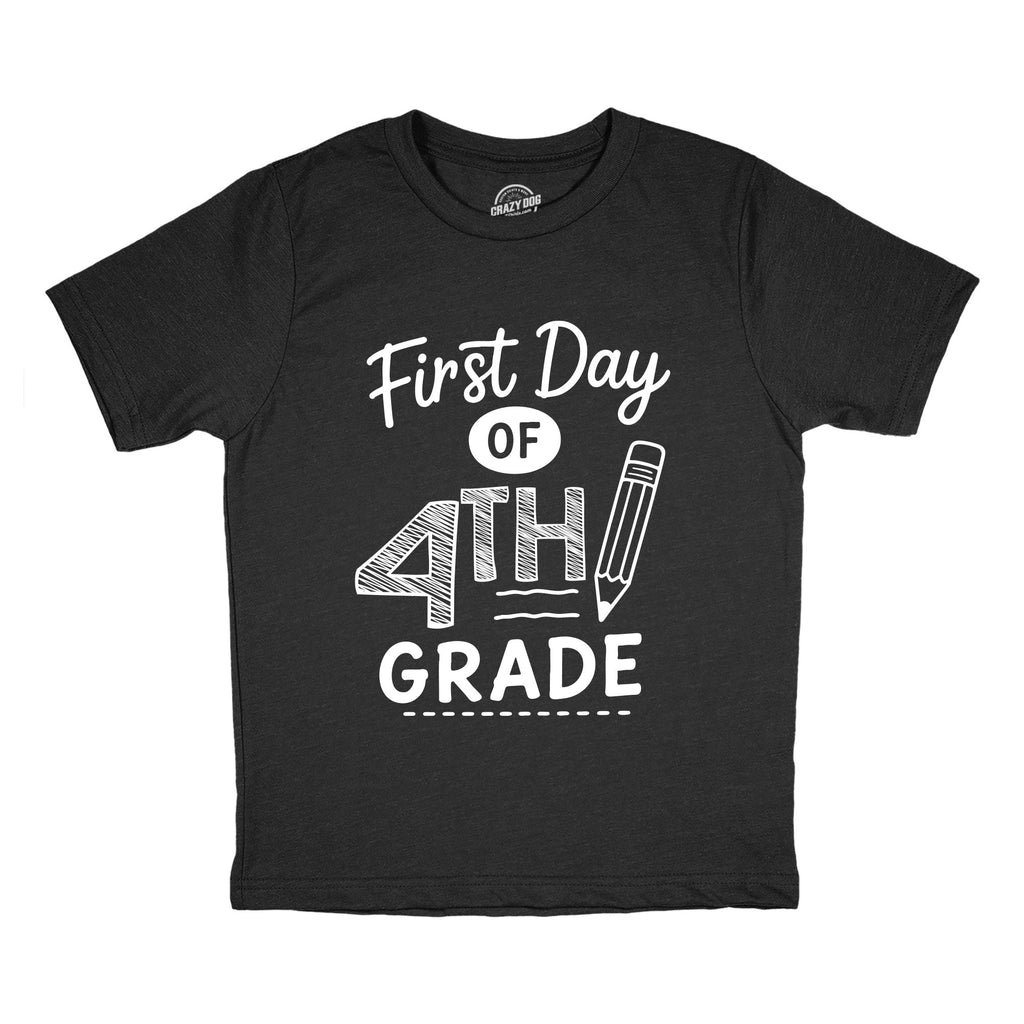 First Day Of 4th Grade Youth T Shirt