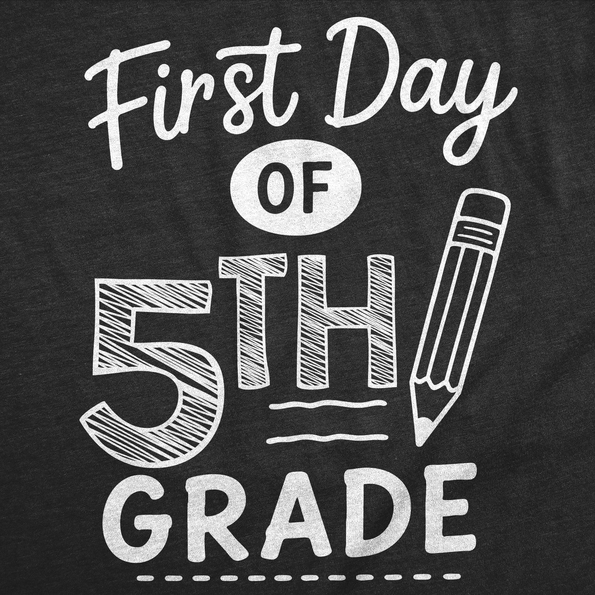 First Day Of 5th Grade Youth T Shirt