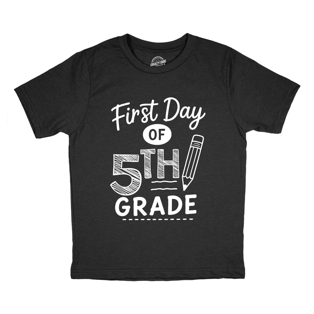 First Day Of 5th Grade Youth T Shirt
