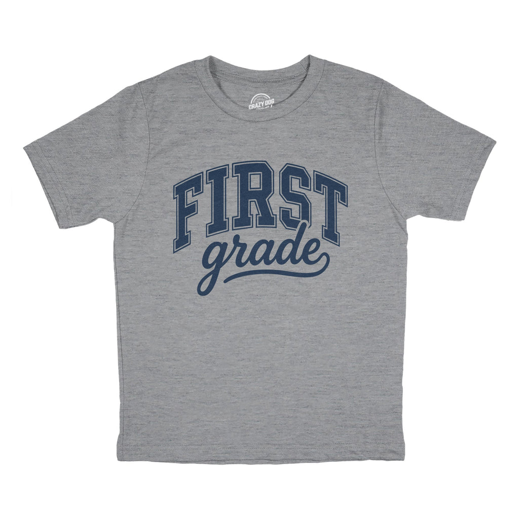 1st Grade Varsity Letters Youth T Shirt