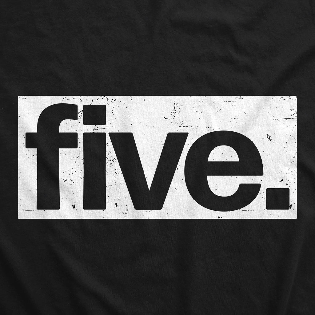 Five Birthday Toddler T Shirt