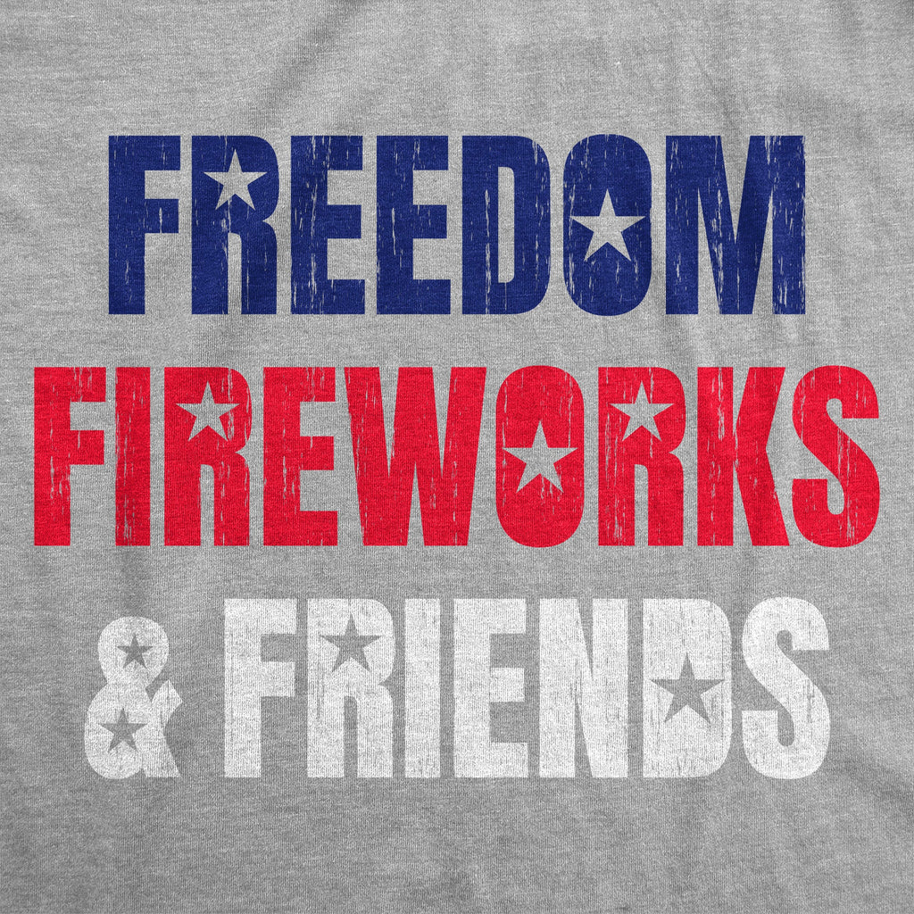 Freedom Fireworks And Friends Men's T Shirt