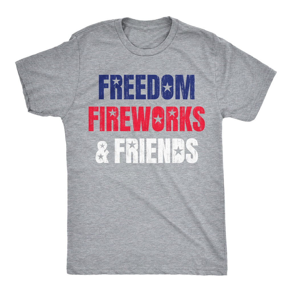 Freedom Fireworks And Friends Men's T Shirt