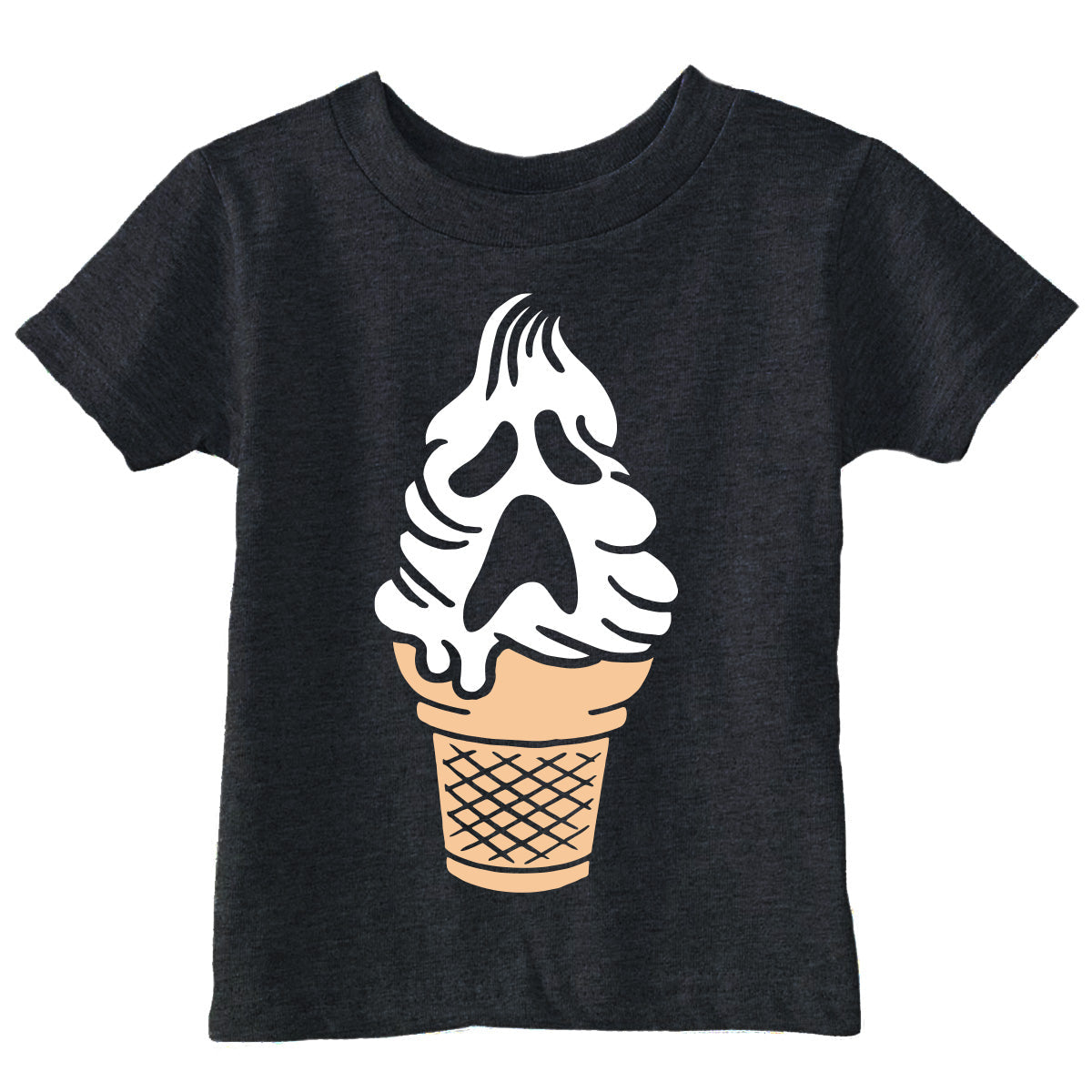 Ghost Ice Cream Cone Toddler T Shirt
