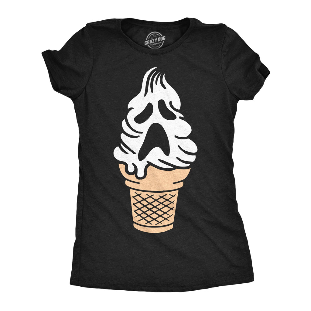 Ghost Ice Cream Cone Women's T Shirt