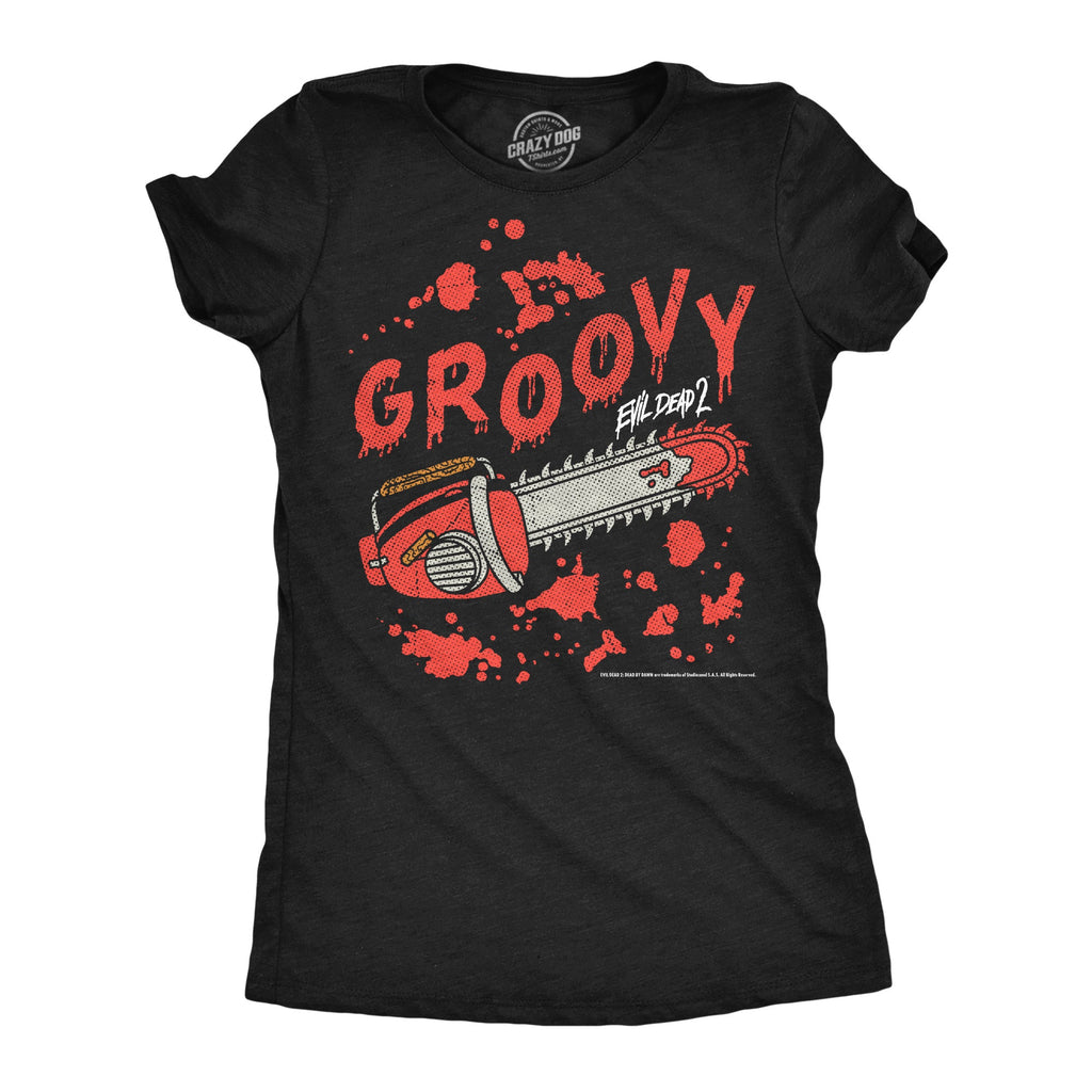 Groovy Chainsaw Women's T Shirt