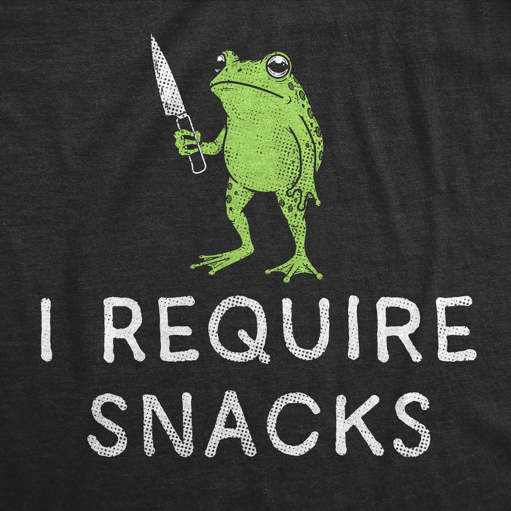 I Require Snacks Men's T Shirt