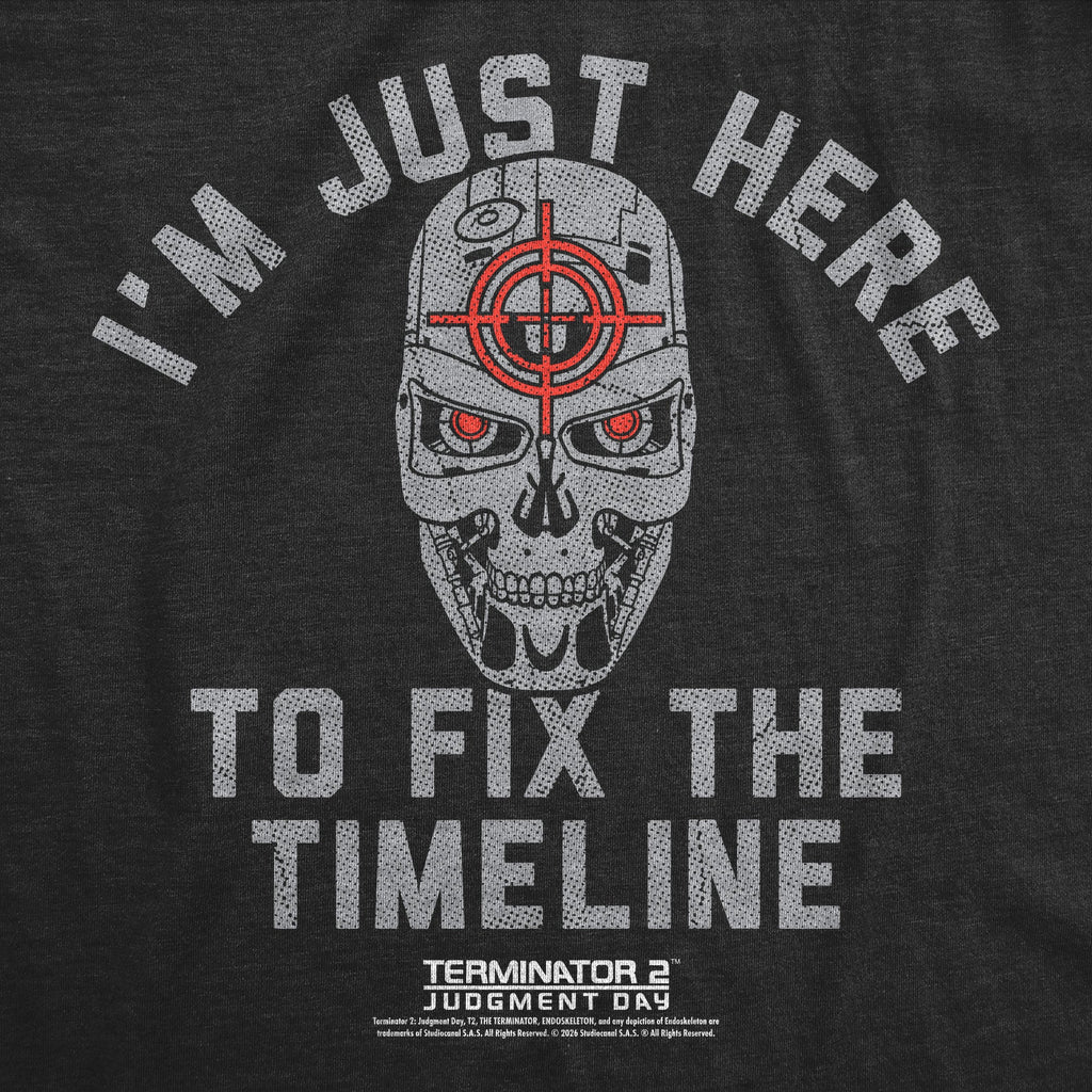 Im Just Here To Fix The Timeline Women's T Shirt