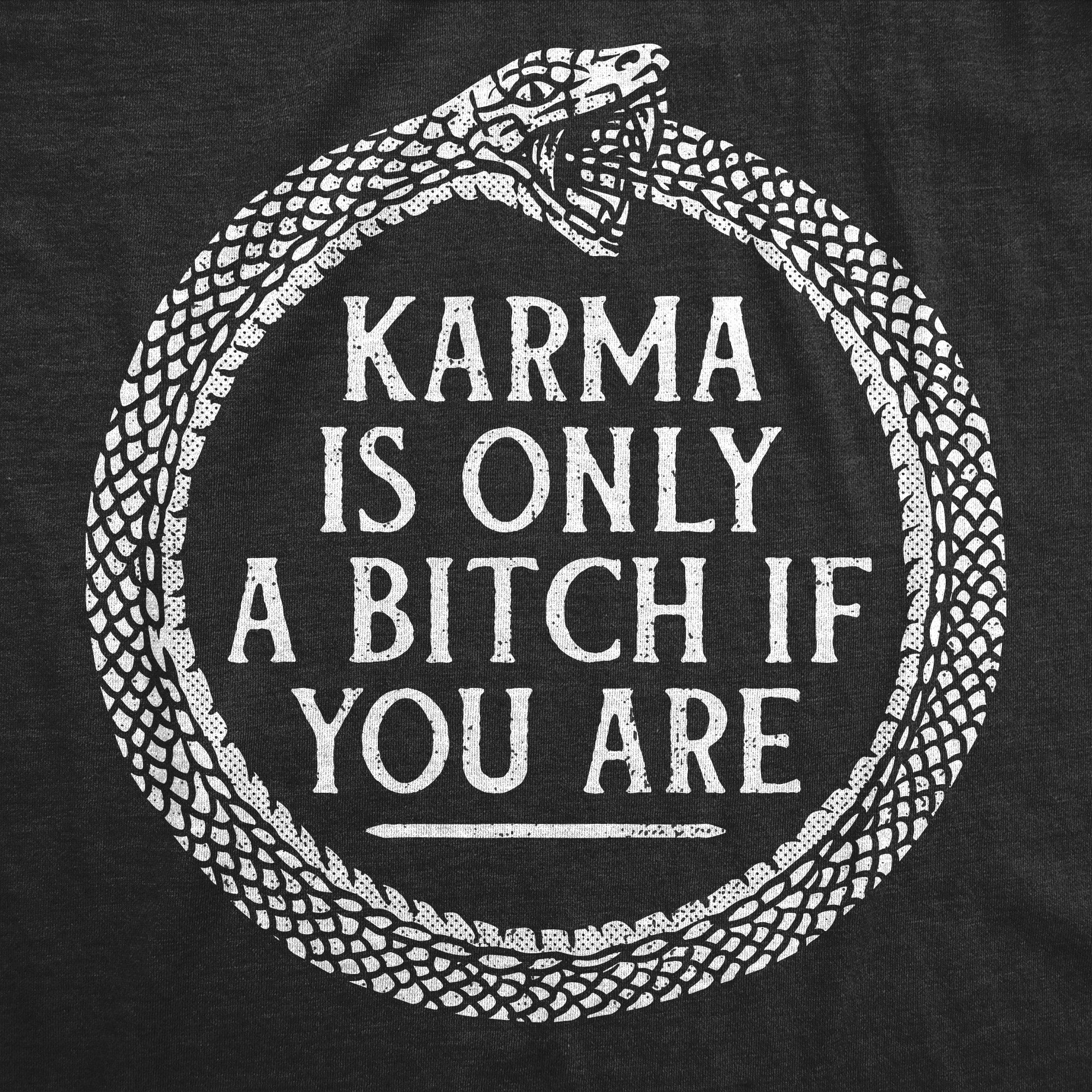 Karma Is Only A Bitch If You Are Men's T Shirt