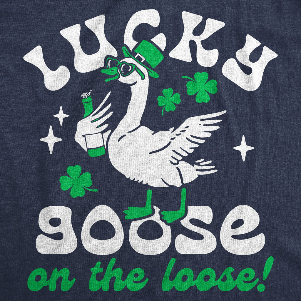 Lucky Goose On The Loose Women's T Shirt