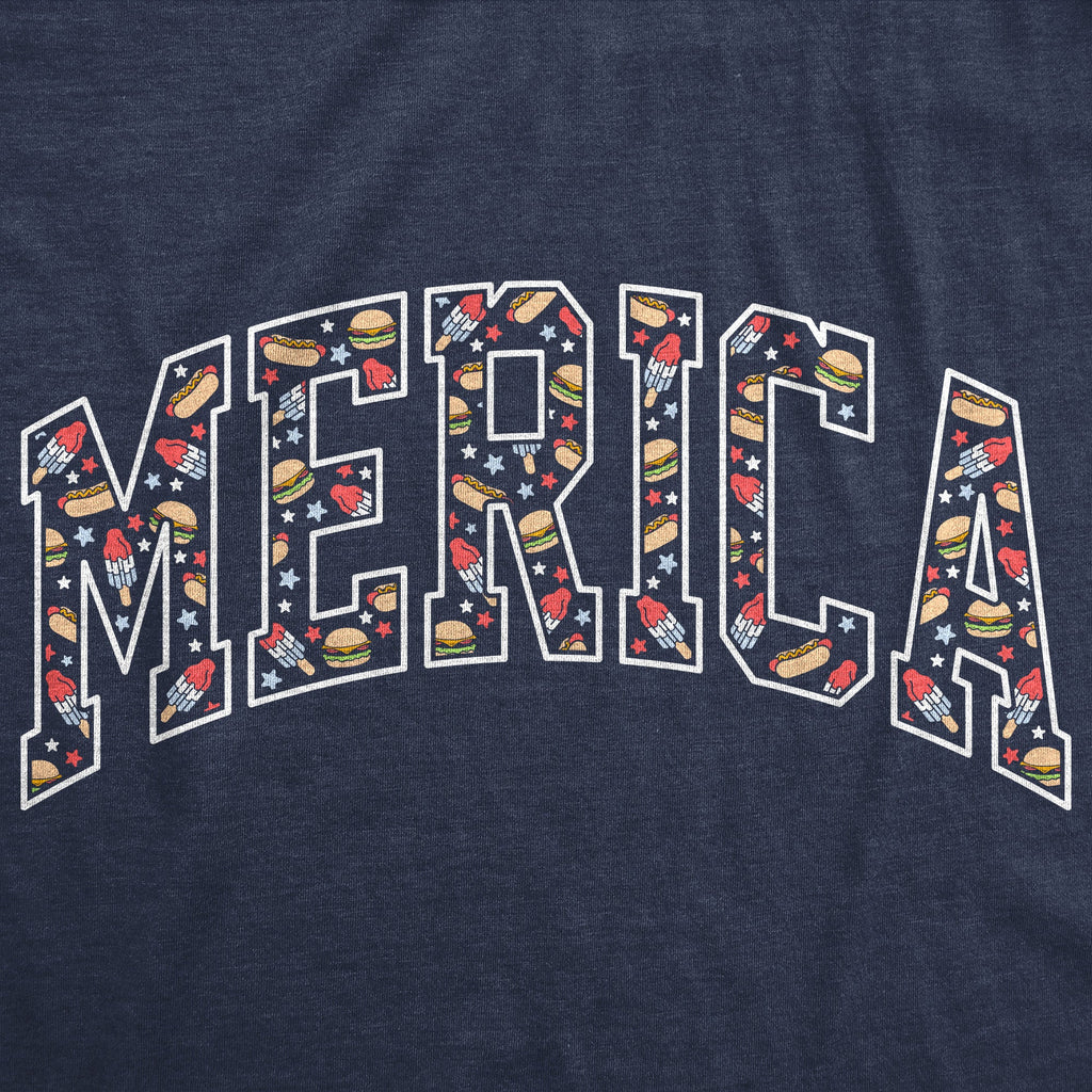 Merica Text Food Men's T Shirt