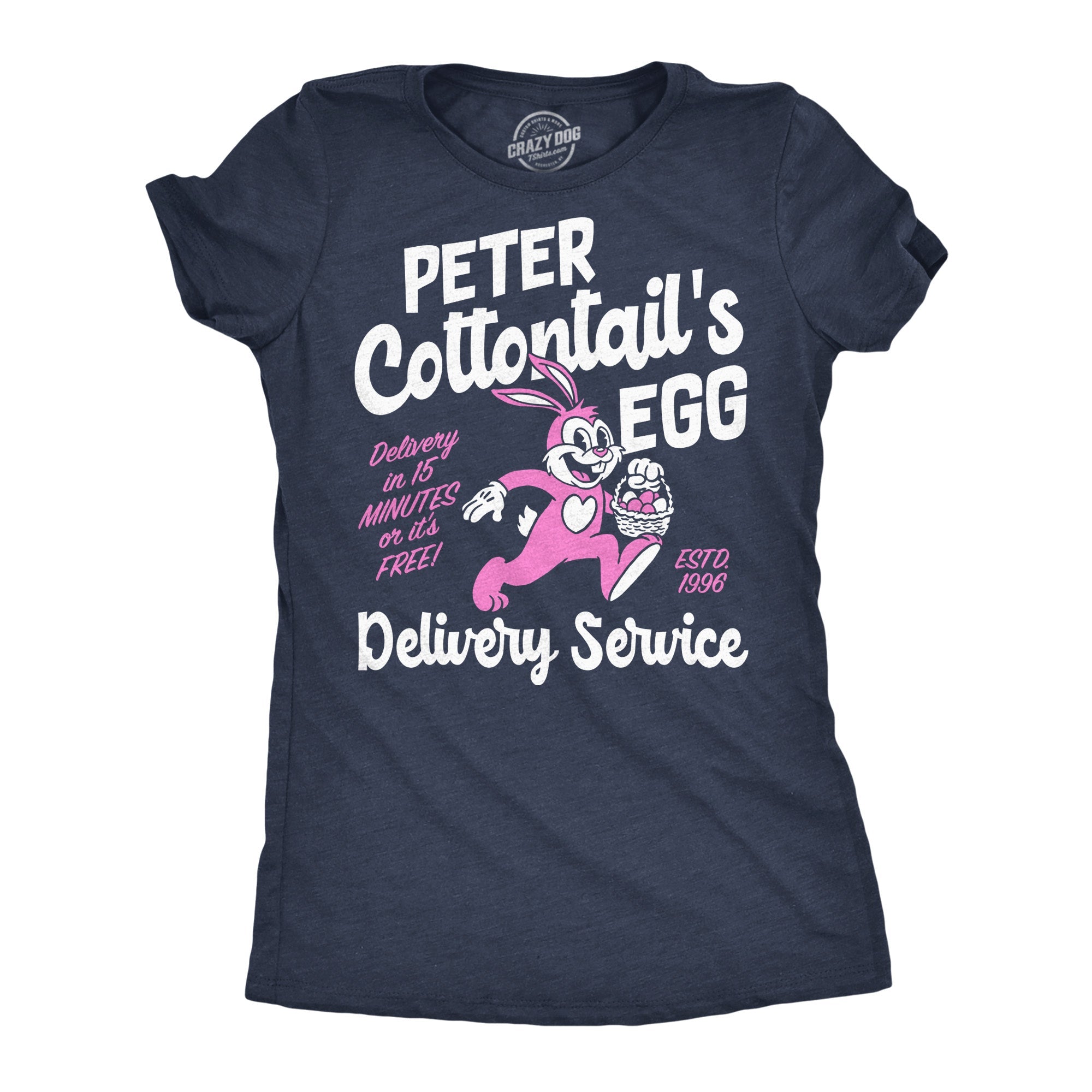 Peter Cottontails Egg Delivery Service Women's T Shirt