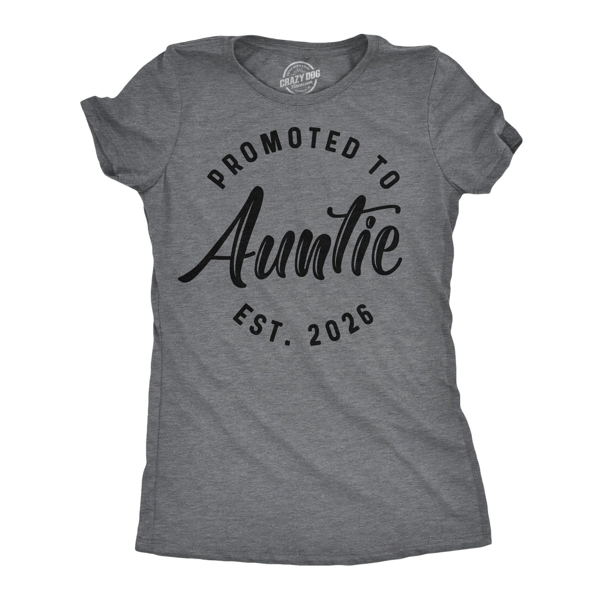 Promoted To Auntie 2026 Women's T Shirt