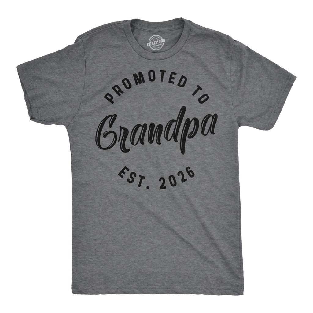 Promoted To Grandpa 2026 Men's T Shirt