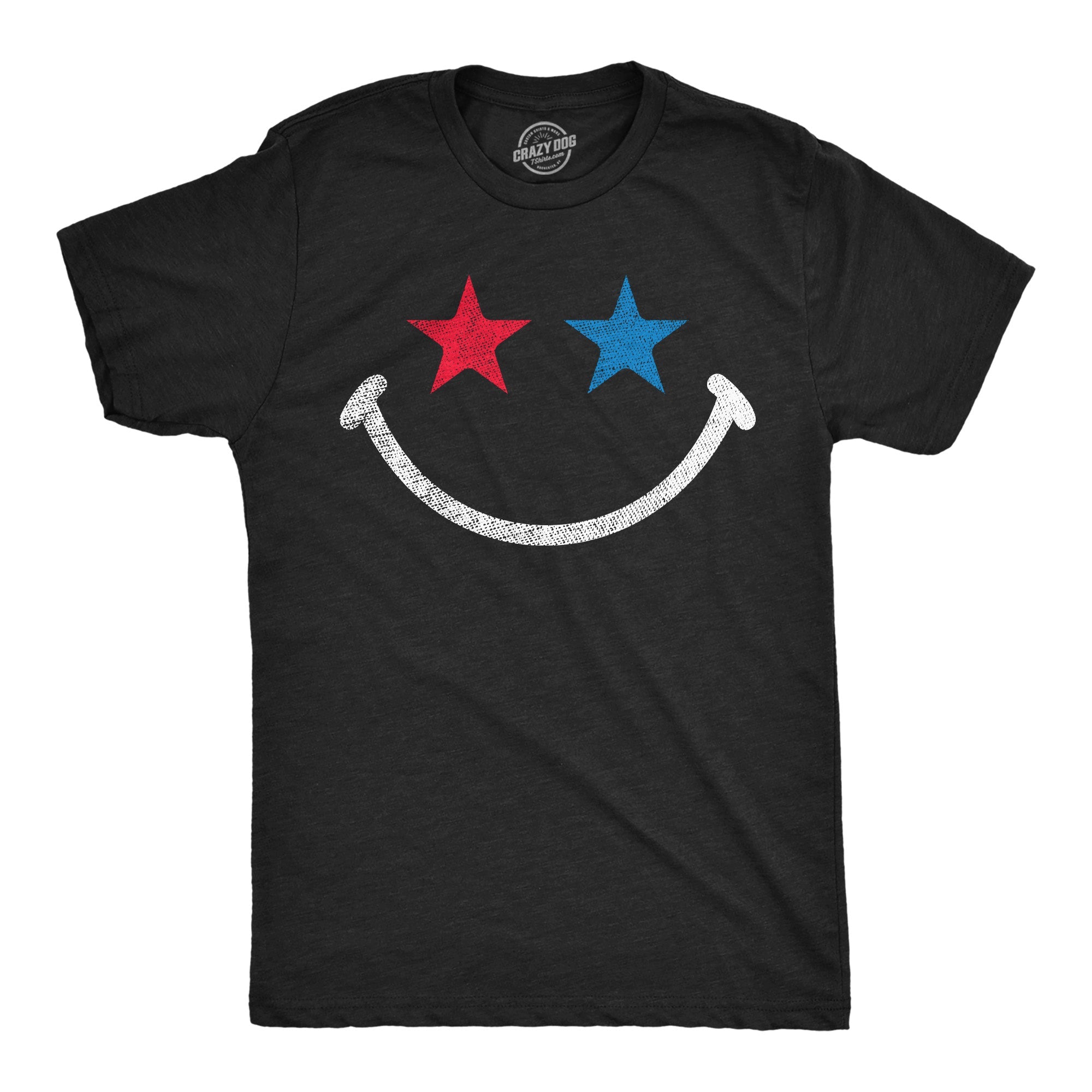 Red White And Blue Smile Men's T Shirt