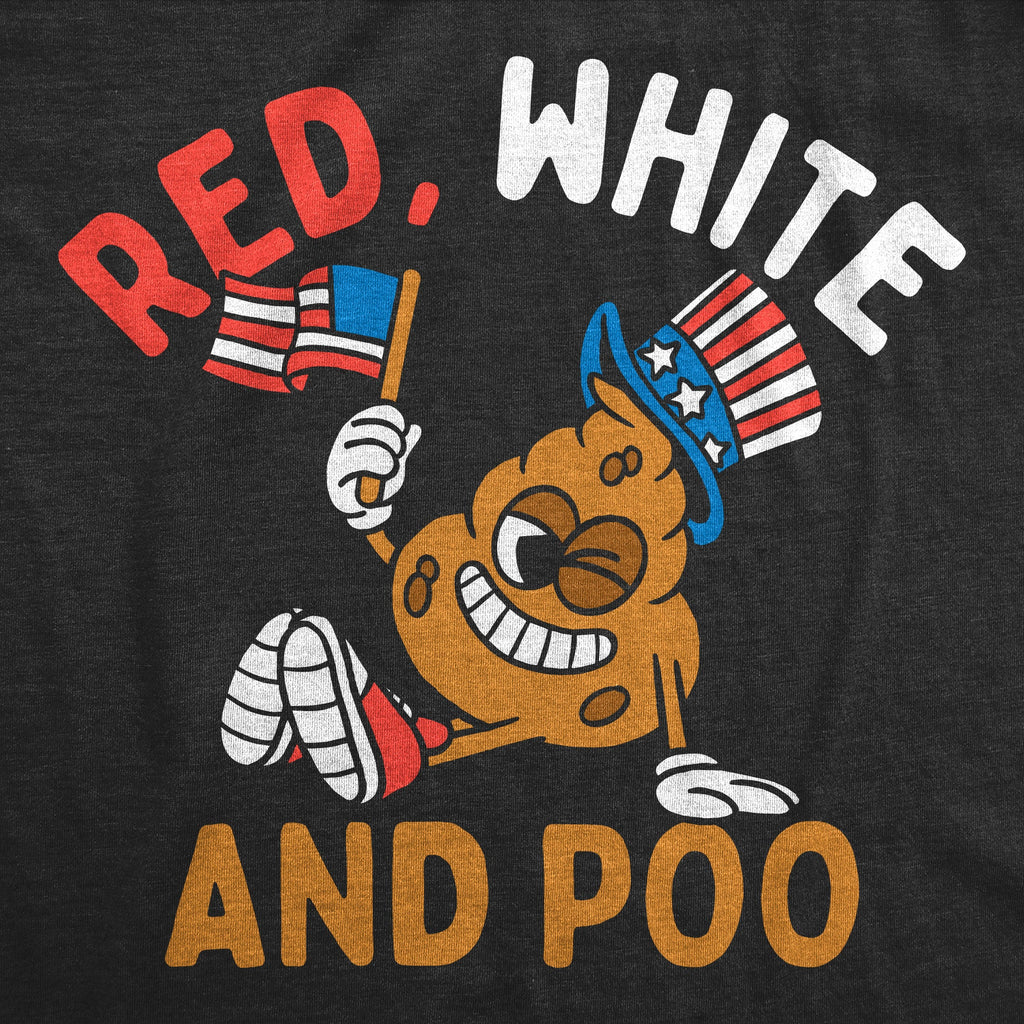 Red White And Poo Youth T Shirt