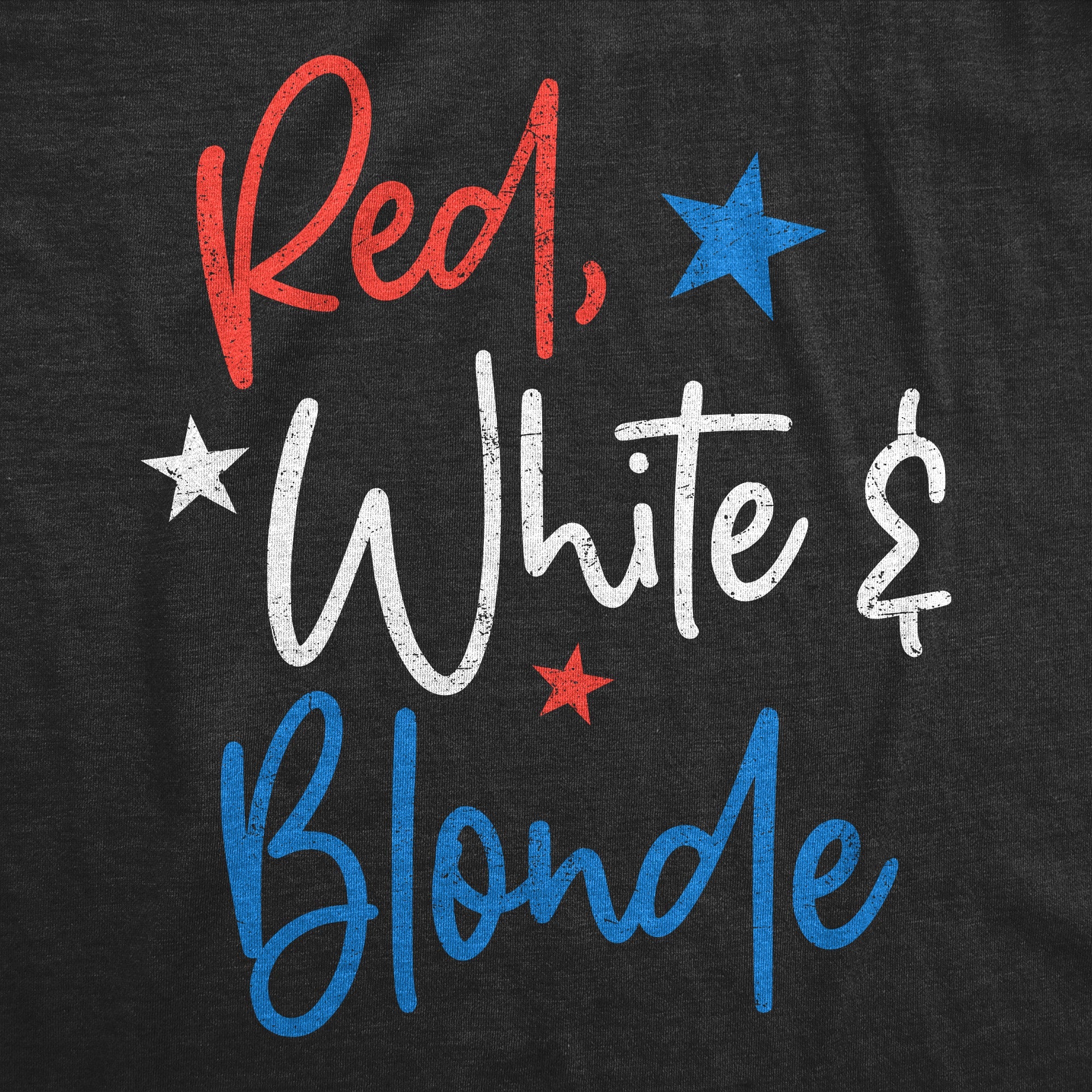 Red White And Blonde Women's T Shirt