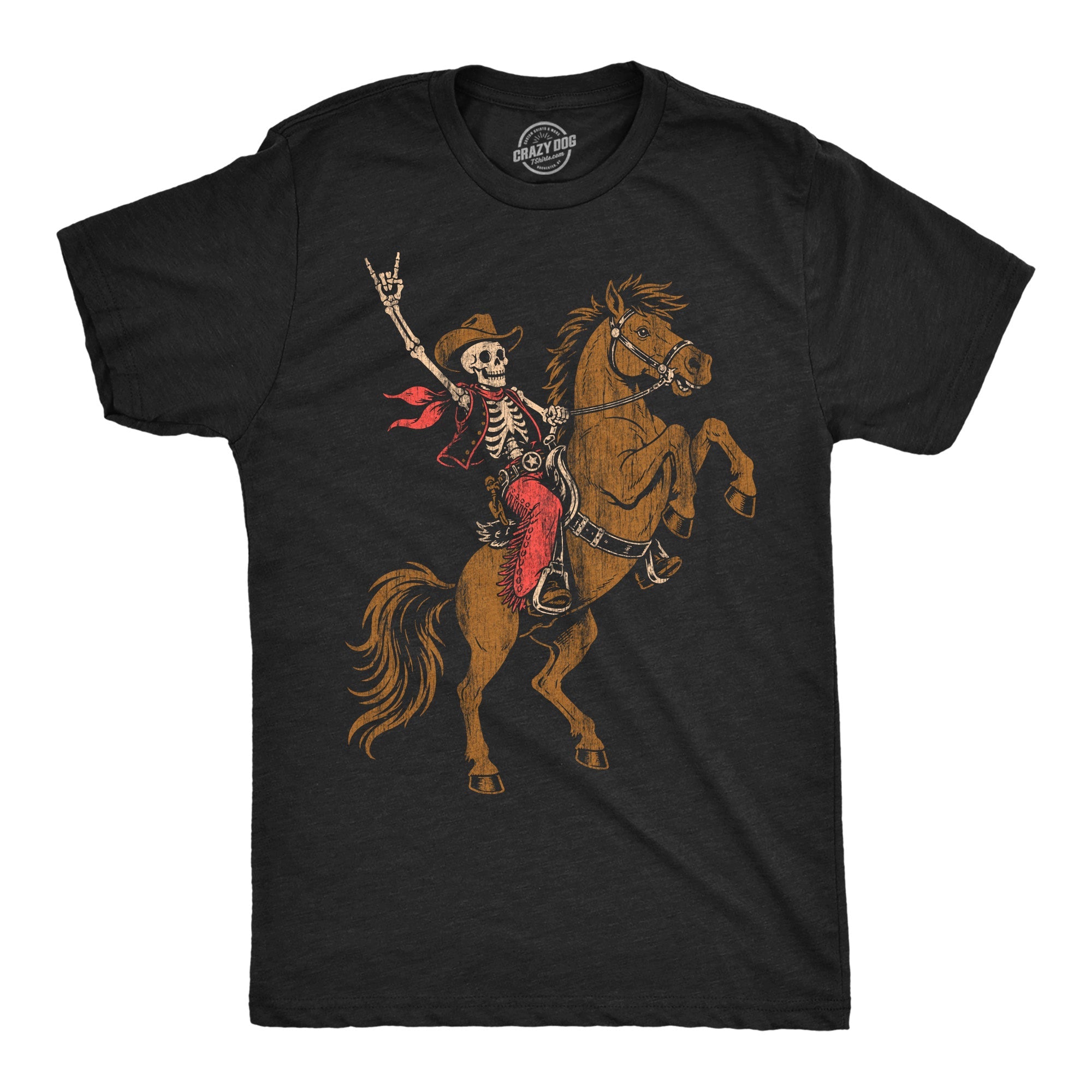 Rodeo Skeleton Men's T Shirt