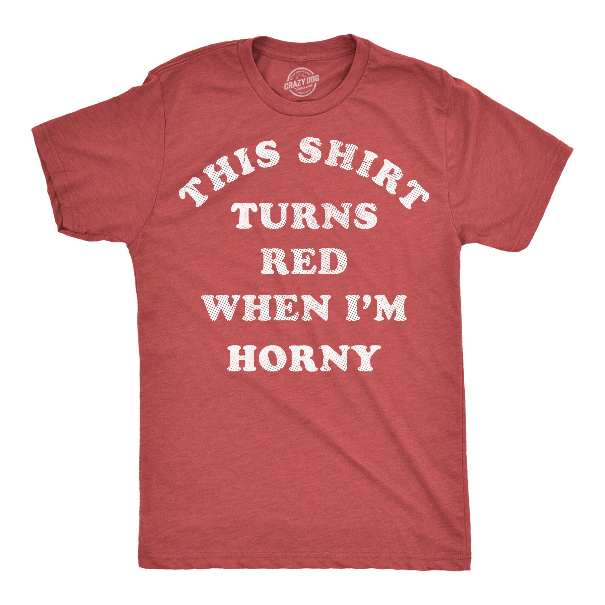 This Shirt Turns Red When Im Horny Men's T Shirt
