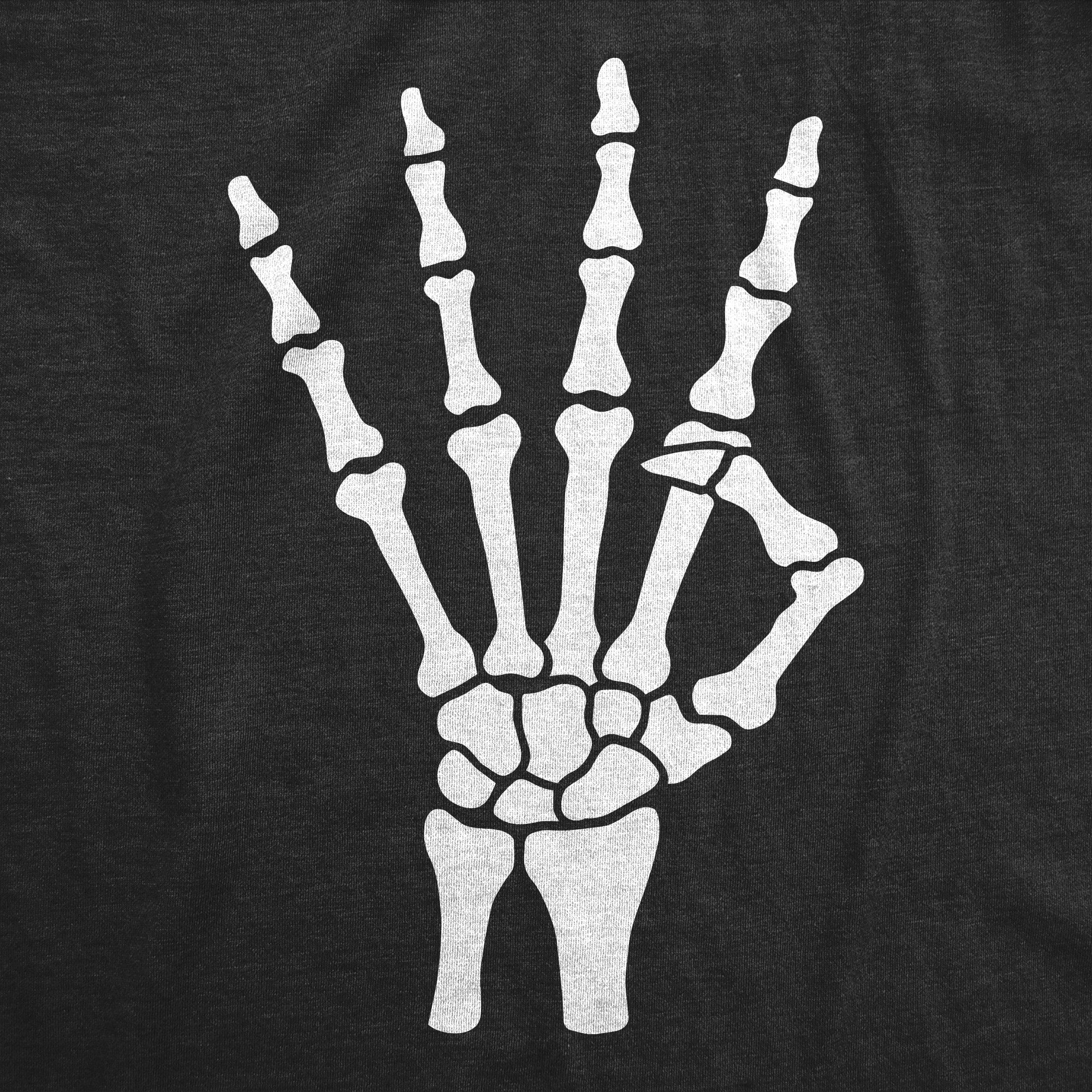 Skeleton Hand 4th Birthday Toddler T Shirt