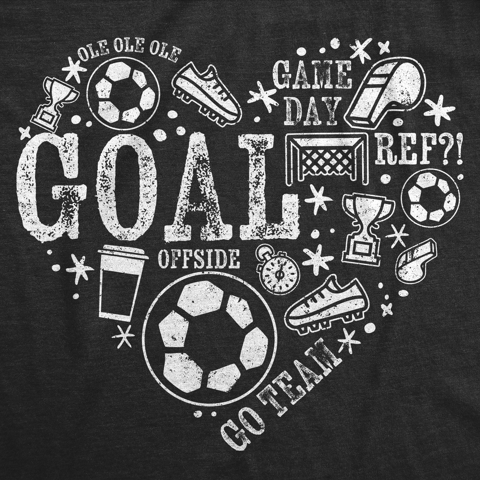 Soccer Element Heart Women's T Shirt