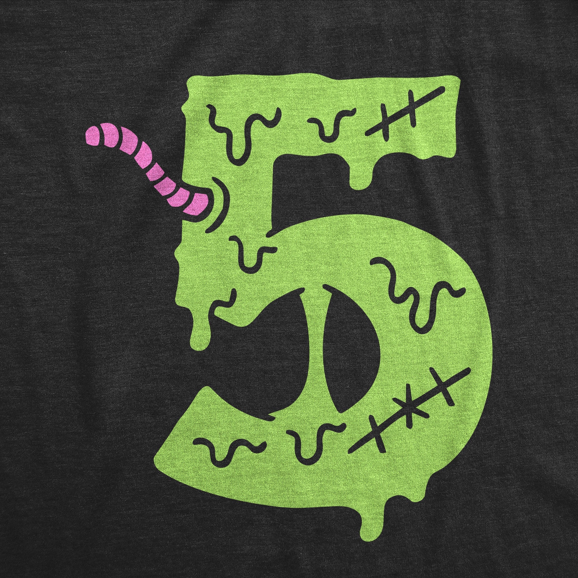 Zombie 5th Birthday Toddler T Shirt