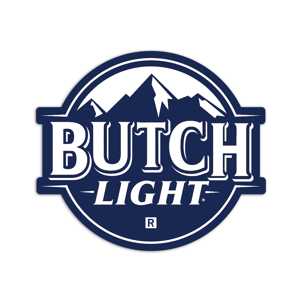 Butch Light Die-Cut Sticker