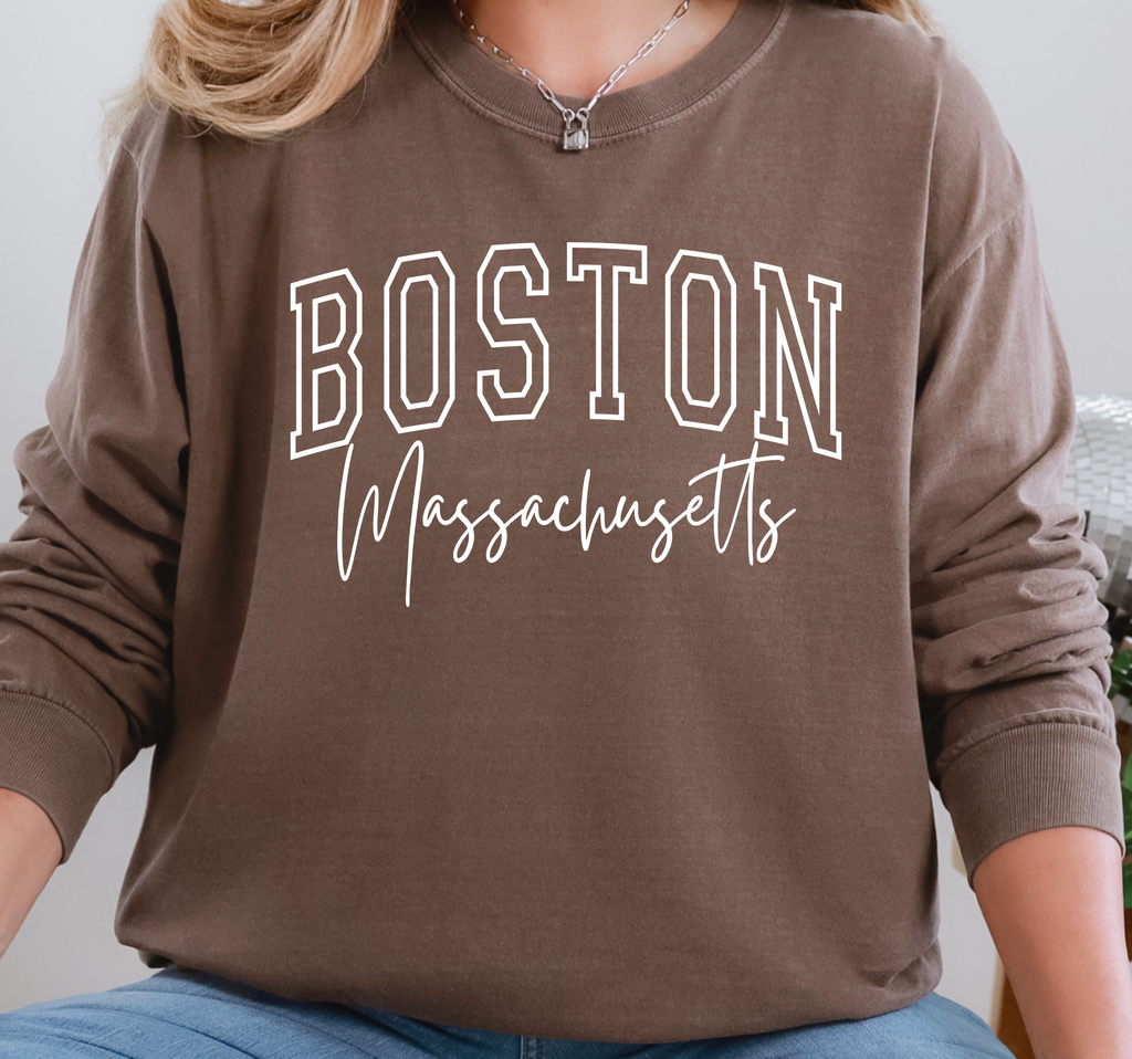 City State Long Sleeve Shirt, Comfort Colors® Town