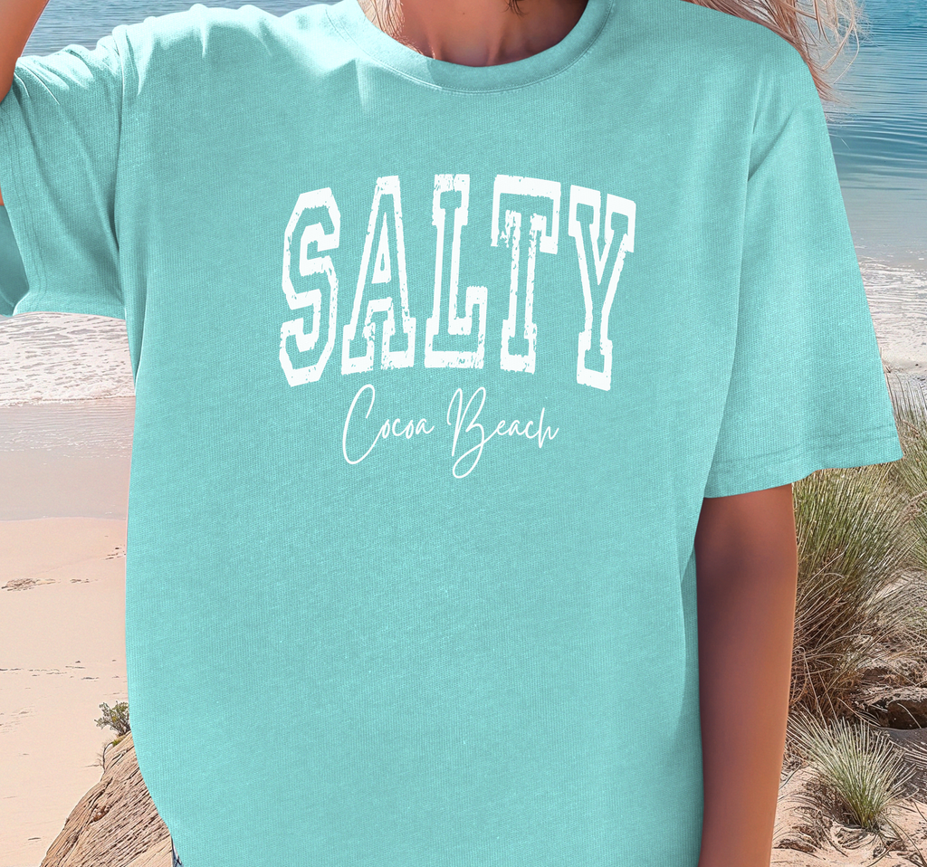 Custom Salty Shirt, Comfort Colors®, Beach, Tourist Souvenir