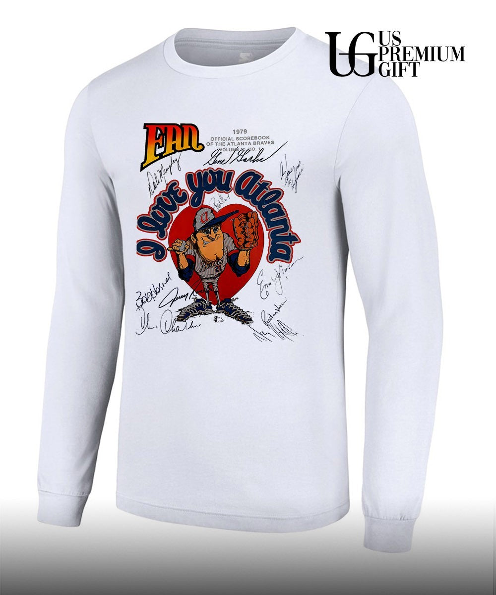 Bobby Cox I love you Atlanta Braves baseball signature caricature shirt