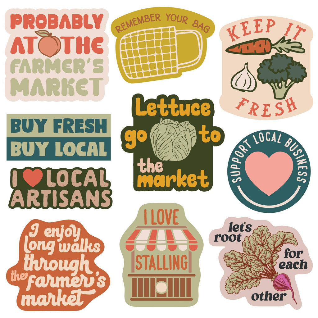 Farmers Market Stickers