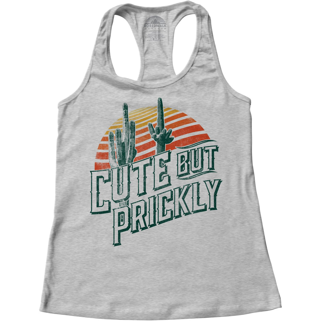 Women's Cute But Prickly Racerback Tank Top