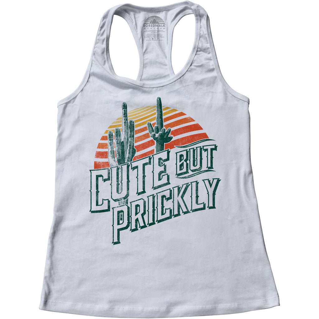 Women's Cute But Prickly Racerback Tank Top