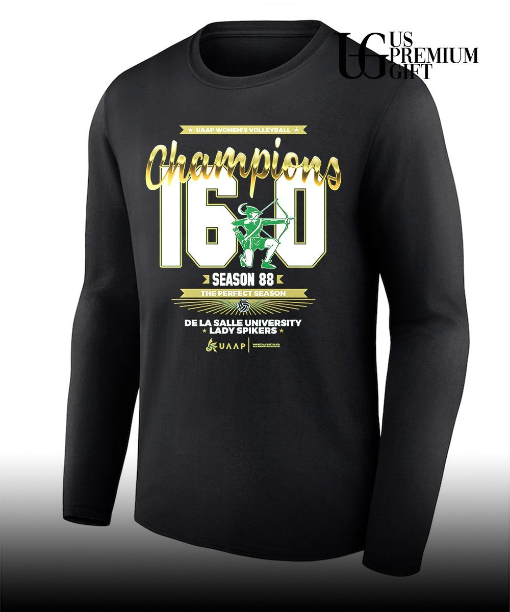 16-0 De La Salle University Lady Spikers UAAP Season 88 Women’s Volleyball Champions shirt