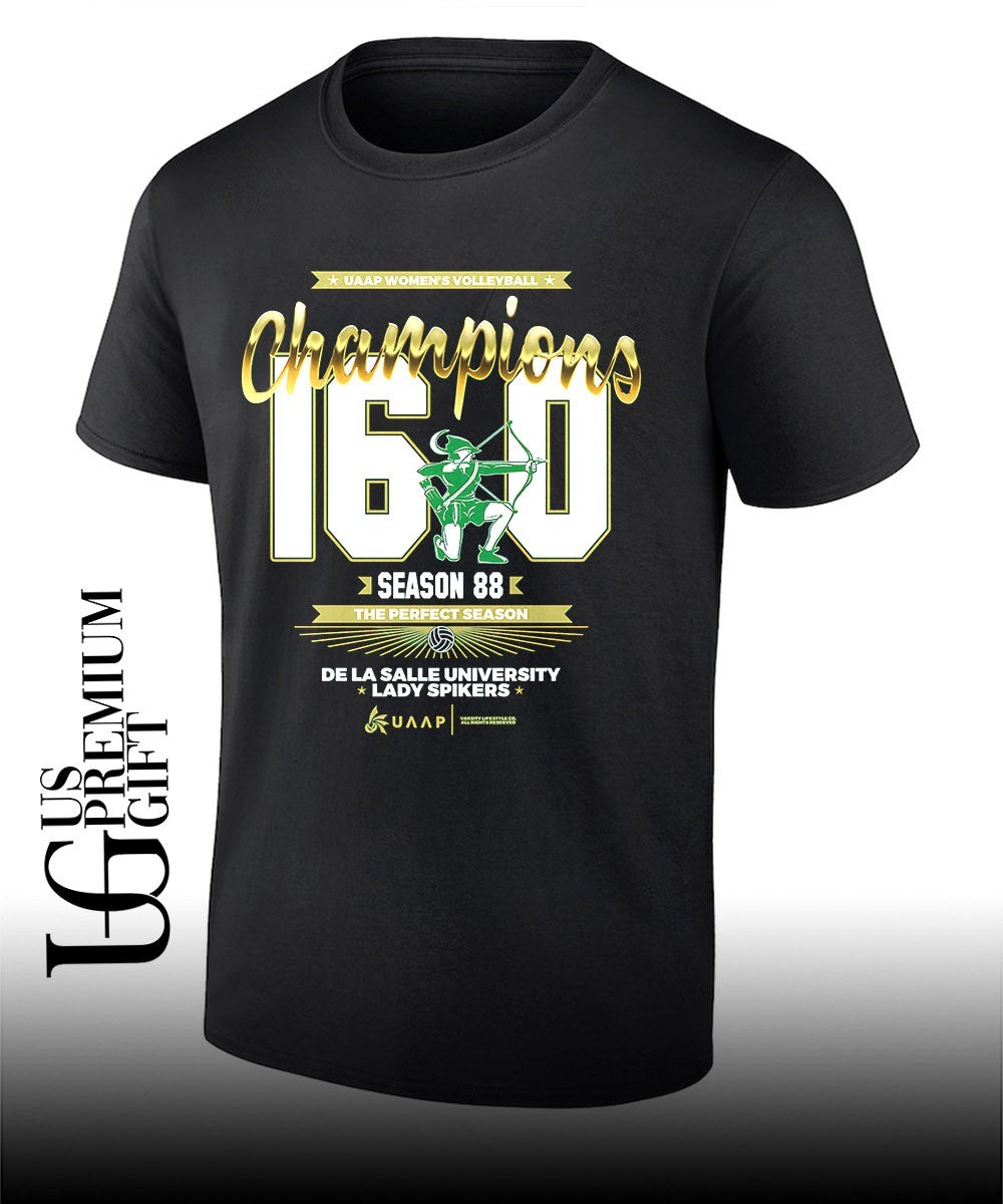 16-0 De La Salle University Lady Spikers UAAP Season 88 Women’s Volleyball Champions shirt