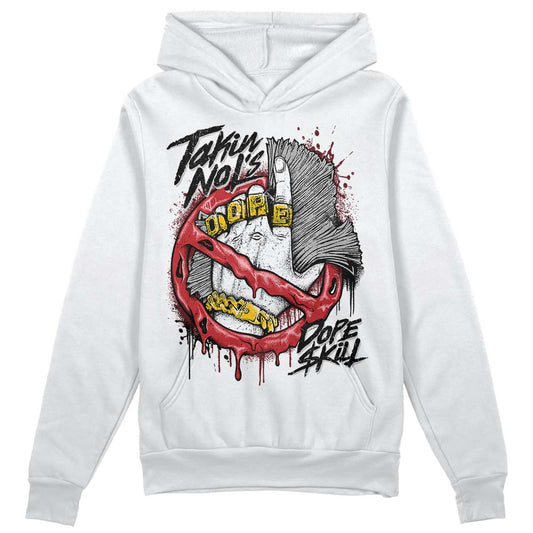 Red Taxi 12s DopeSkill Hoodie Sweatshirt Takin No L's Graphic
