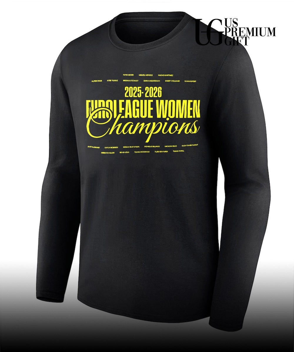 2025-2026 EuroLeague Women Champions shirt