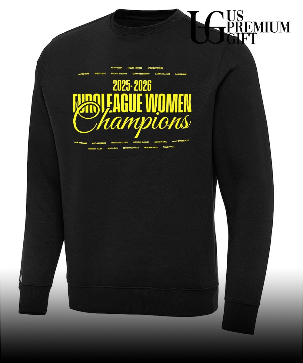 2025-2026 EuroLeague Women Champions shirt