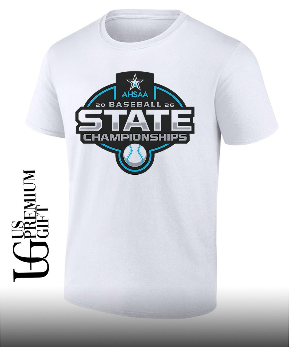 2026 AHSAA Baseball State Championships logo T-shirt