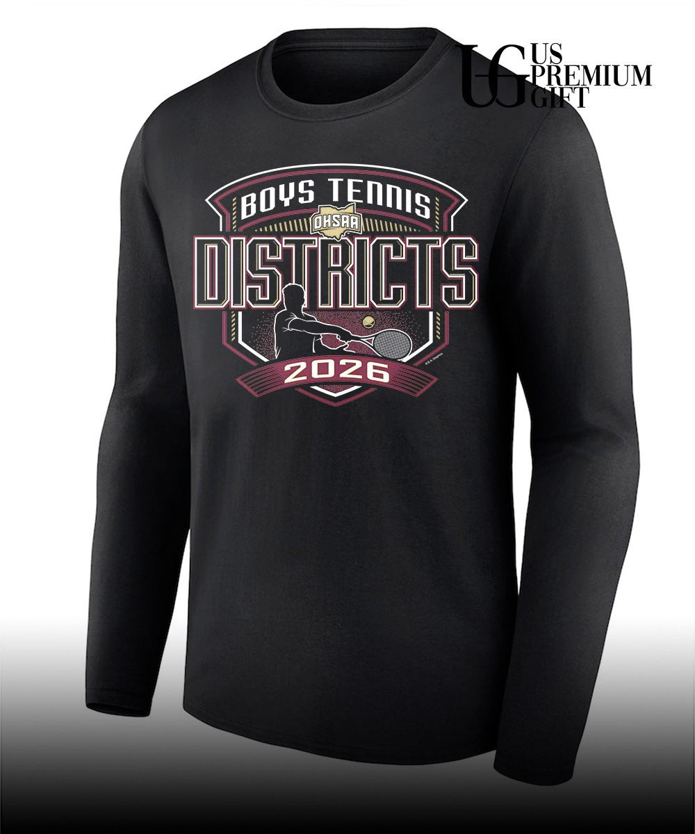 2026 Boys Tennis Districts OHSAA shirt