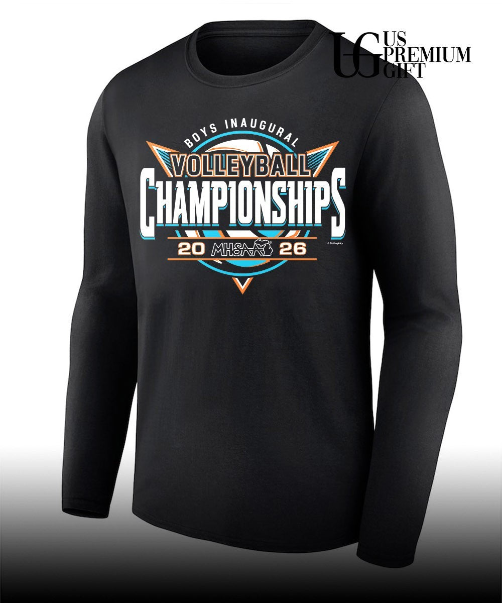2026 MHSAA Boys Inaugural Volleyball Championships shirt