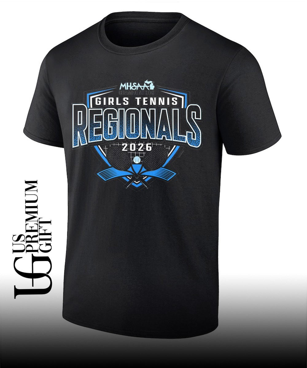 2026 MHSAA Girls Tennis Regionals shirt